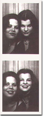 Natalie and I in the photo booth